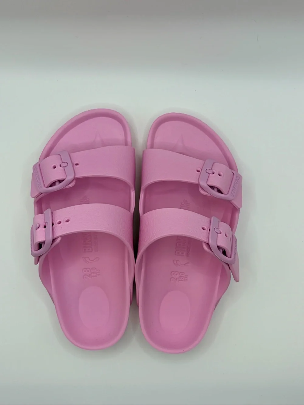 Birkenstock Kids Two-Strap EVA Sandals in Light Pink